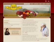 BAN, zakład przetwórstwa mięsnego, strona www