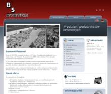 BS SYSTEM, projekt strony www, studnie kanalizacyjne, prefabrykaty betonowe